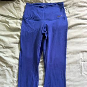 Nike Dri fit blue leggings Size M